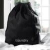 Black Embroidered Laundry Bag -Hotel Supply Store 7276 109 1 Zoom