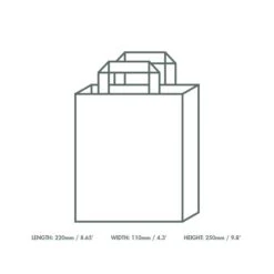 Recycled Brown Paper Carrier Bags With Handles -Hotel Supply Store 7343 2 Zoom