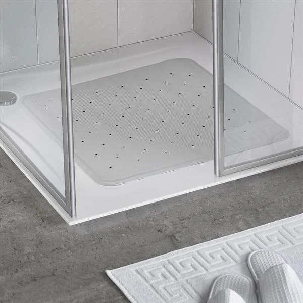 Non-Slip Square Rubber Shower Mat 3 Non-Slip Square Rubber Shower Mat