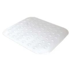 Non-Slip Square Clear Shower Mat