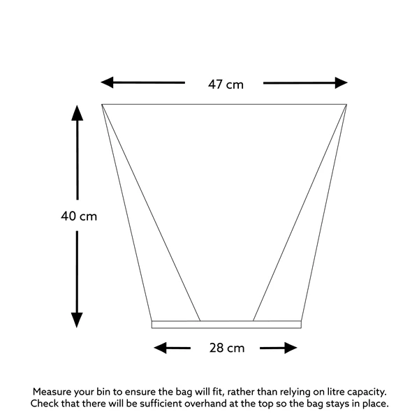 Bedroom & Bathroom Bin Liners 15L 6 Bedroom & Bathroom Bin Liners 15L - Image 4