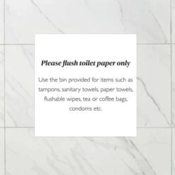 Sanitary Disposal Notice - Pack Of 3