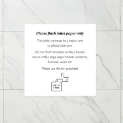 Septic Tank Notice - Pack Of 3