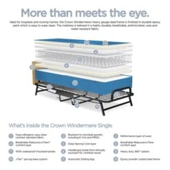 Jay-Be Water Resistant Crown Windermere Folding Bed -Hotel Supply Store 9494 5 Zoom