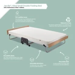 Jay-Be J-Bed Small Double Folding Hotel Bed -Hotel Supply Store 9495 4 Zoom